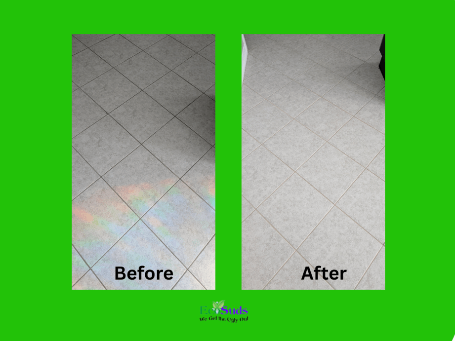 Tile and Grout Cleaning Before After Beamsville