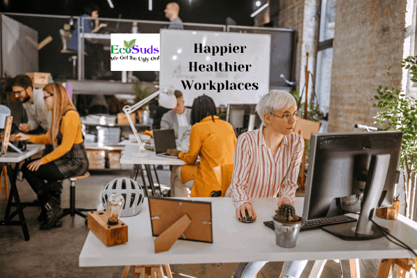 Happier Healthier Workplaces with Clean Carpet by Ecosuds Hamilton Ontario