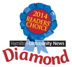 Hamilton Community News Readers Choice Diamond Award 2014 Carpet and Upholstery Cleaning